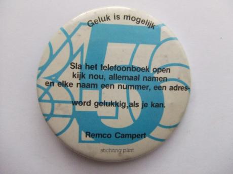 Gedicht Remco Campert schrijver, geluk is mogelijk
